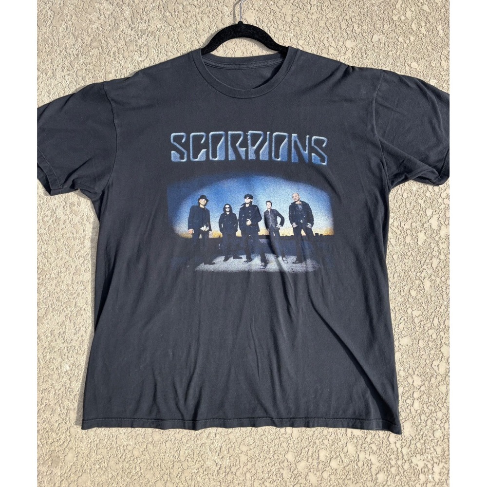 Vintage Scorpions Double-Sided Band T-shirt Men's XL Black Single Stitch 90s